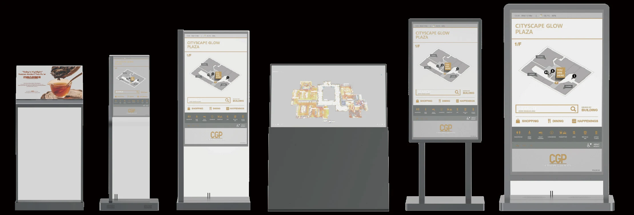 Concierge display format
